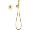 Гигиенический душ Timo Saona 2389/17SM золотой, со смесителем, с внутренней частью