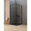 Душевое ограждение NEW TRENDY NEW SOLEO BLACK L 90x90x195 D-0285A/D-0120B (черный) фото 2