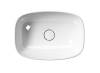 Раковина GSI Nubes 978411 белый глянцевый, 50x35 фото 4