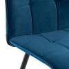 Стул Tetchair Bari LT 25040 dark blue (темно-синий), велюр фото 7