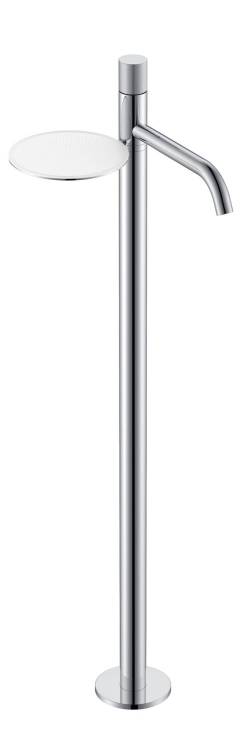 Смеситель для раковины Boheme Stick 120-CRCR.4 напольный, Chrome Spirale