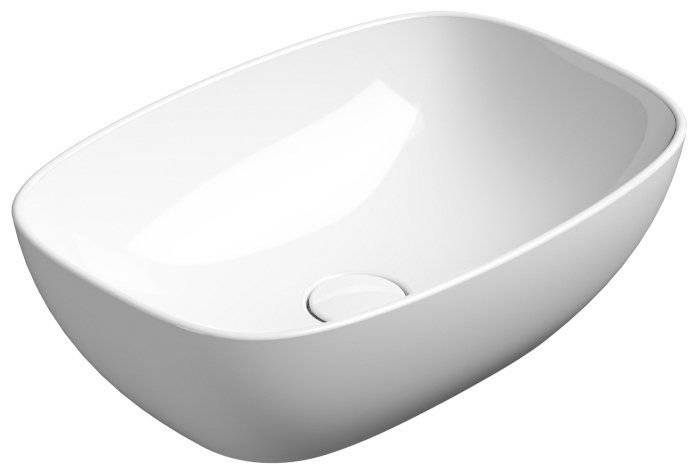 Раковина GSI Nubes 978411 белый глянцевый, 50x35