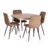 Стул Tetchair Chilly (mod. JSC-220) 24350 коричневый, орех, велюр фото 6