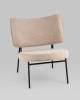 Кресло Stool Group District Lounge LV-101-S112-01 букле капучино
