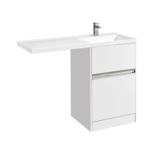 Тумба с раковиной Aquaton Лондри 60 R, под стиральную машину