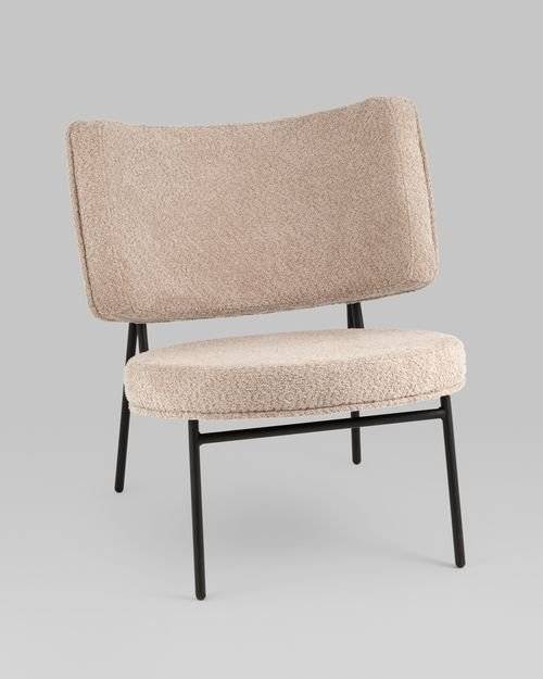 Кресло Stool Group District Lounge LV-101-S112-01 букле капучино