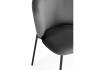 Стул на металлокаркасе Woodville Рикко 674674 темно-серый (H-15) / черный фото 6