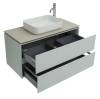 Тумба под раковину Allen Brau Infinity 100 274235 рapyrus белый матовый фото 10