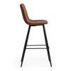 Стул барный Tetchair Chilly (mod.7095б) 19639 коричневый, черный фото 2