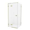 Душевое ограждение NEW TRENDY AVEXA GOLD BRUSHED 100x90x200 EXK-1756 (брашированное золото)