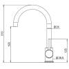 Смеситель для кухни Laparet Miniliada N3063302LPT, хром фото 4