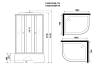 Душевая кабина Niagara Eco E100/70/40L/TN 100x70x215 фото 13