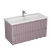 Тумба с раковиной Veneciana Alterno 100 510029 пудровый матовый