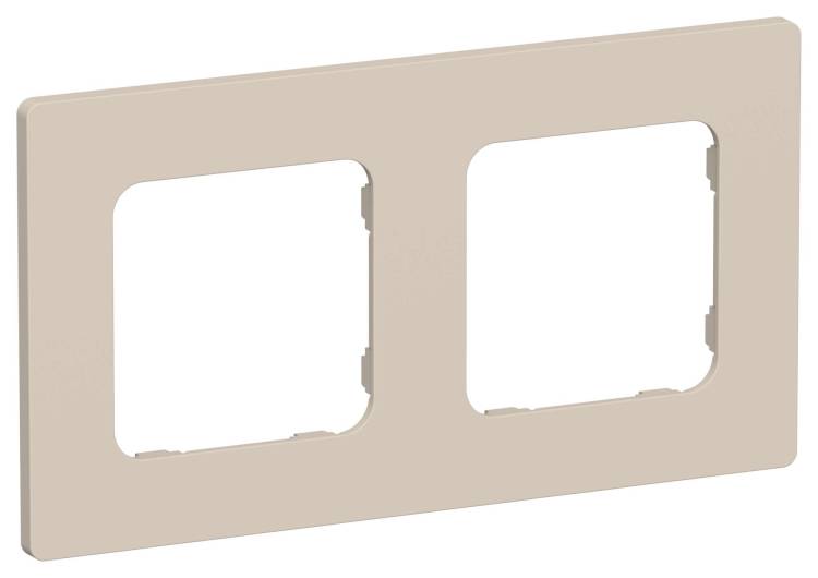 Рамка 2-постовая IEK Flite FI-M22-32-20-K88 льняной