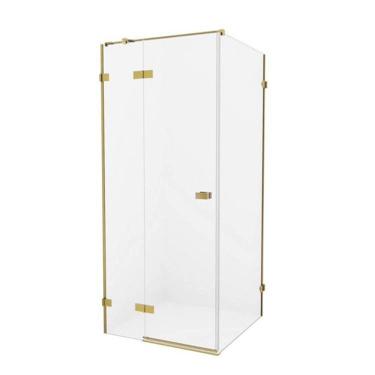 Душевое ограждение NEW TRENDY AVEXA GOLD BRUSHED 100x90x200 EXK-1756 (брашированное золото)