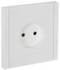 Розетка 1-местная с защитными шторками IEK Forte&Piano FP-R13-10-K01 белый