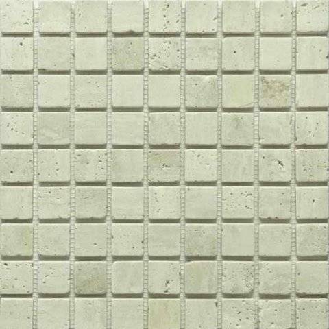 Мозаика Orro Mosaic Stone Travertine Classic Tum. (3x3) 30.5x30.5