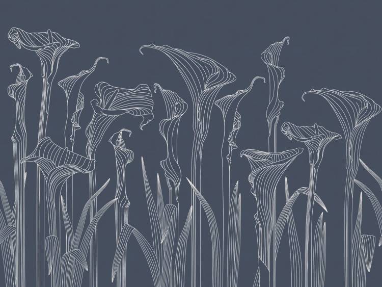 Фреска Ortograf Artline 34515 Kalla lilies blue Флорентина Суперфасад FFSO