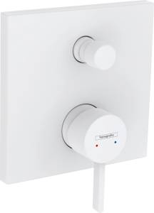 Смеситель для ванны с душем Hansgrohe Finoris 76415700 матовый белый