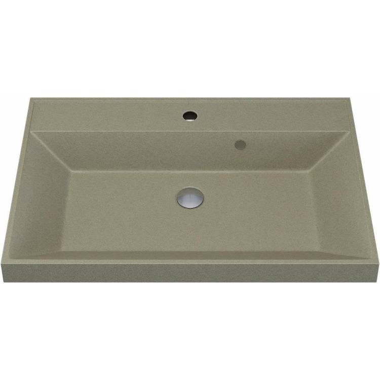 Раковина Uperwood Classic Quartz 291030018 70 см, десерт, бежевая матовая