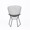 Стул обеденный Stool Group Bertoia BTY-18-P6 BL/BL с черной подушкой фото 4