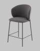 Стул полубарный Stool Group Блейз LV-109-E86-P-7005 серый, каркас серый, велюр фото 7