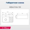 Раковина Aquanet Comfort 1 400х310мм, белый фото 8