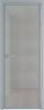 Межкомнатная дверь Profil Doors 1 AX цвет профиля Серебро, стекло безопасное 6 мм рэте 700x2000