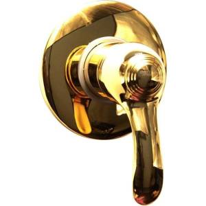 Смеситель для душа Webert Aurora AU880101010 с внутренней частью, золотой