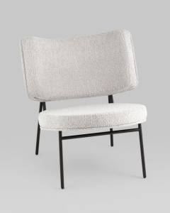 Кресло Stool Group District Lounge LV-101-S900-01 букле светло-серый