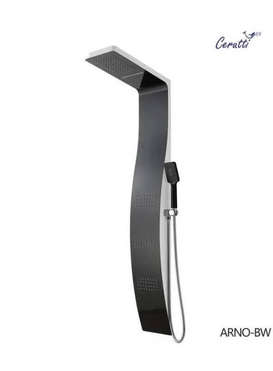 Душевая панель Cerutti Spa Arno BW CT9656 черный с белым