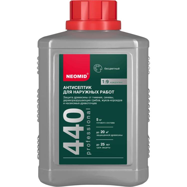 Антисептик для наружных работ Neomid 440 0.5 кг