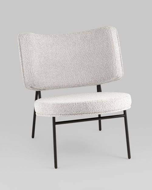 Кресло Stool Group District Lounge LV-101-S900-01 букле светло-серый
