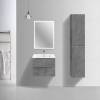 Тумба под раковину Vincea Mia Slim VMC-2MC600S1BT 600 подвесная, 2 выкатных ящика soft close, Beton фото 2