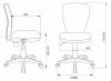 Кресло компьютерное Бюрократ Kd-W10 1162149 голубой фото 5