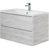 Тумба с раковиной BelBagno Albano 100 подвесная, rovere vintage bianco фото 3