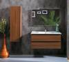 Тумба с раковиной Armadi Art Capolda 100 dark wood фото 3
