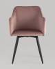 Кресло Stool Group Ника MC66-5F KD HLR-44 велюр пыльно-розовый фото 2