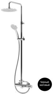 Душевая стойка Cezares Leaf LEAF-CVDA-30-NOP черный