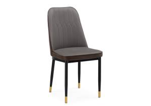 Стул Woodville Flor 15737 gray/brown/black