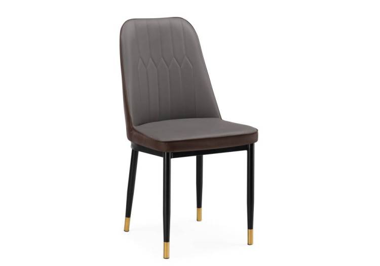 Стул Woodville Flor 15737 gray/brown/black