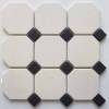 Декор Top Cer Octagon 4416OCT14 Oct14-1Ch White 16/Black Dots 14 30x30