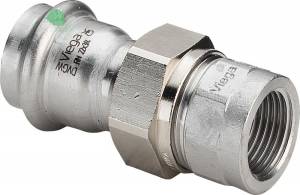 Соединение Viega разъемное с внутренней резьбой 28 мм х Rp 3/4 , Sanpress Inox, модель 2362