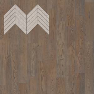 Паркетная доска Lab Arte Chevron Pro Французская Елка Дуб Натур Грис лак 510-600x90x14