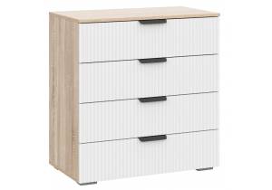 Комод Woodville Стокгольм КМ03-800 579687 дуб сонома/line софт пломбир