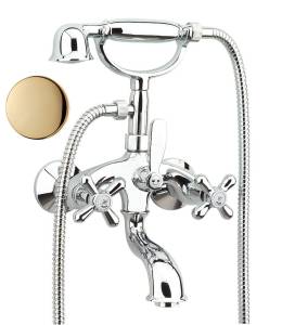 Смеситель для ванны с душем Fiore Margot 26OO0610 золото