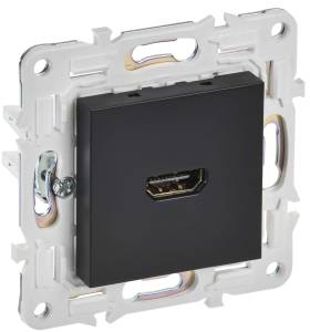 Розетка HDMI IEK Skandy SK-H10-K02 черный