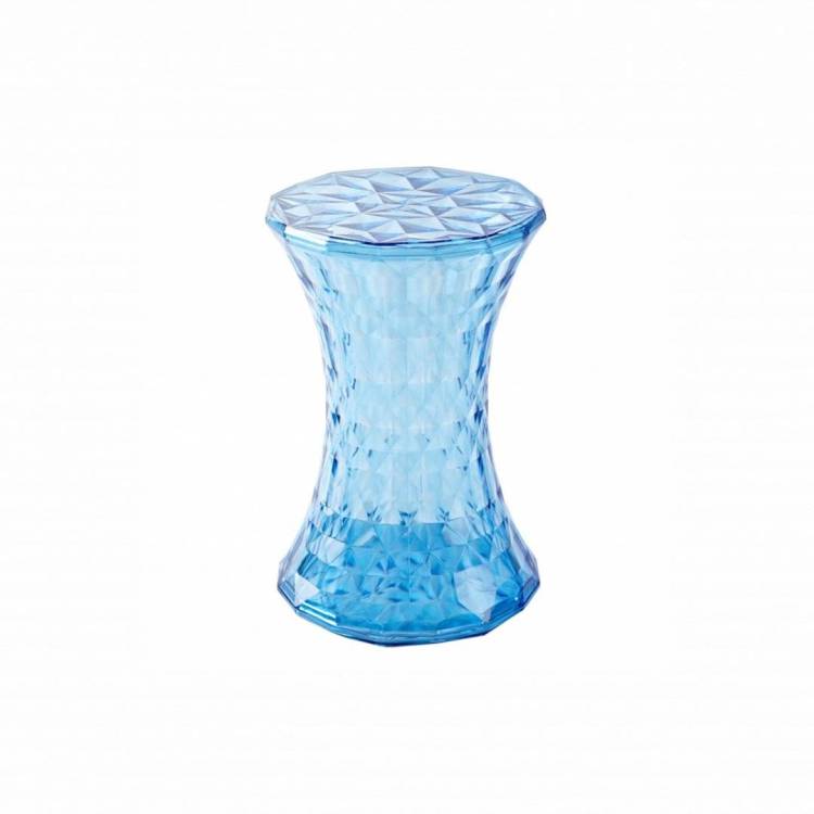 Стул-пуф Bradex Home Stone FR 0823, прозрачный синий