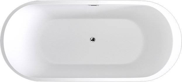 Акриловая ванна Black&White Swan SB105 black 170x80