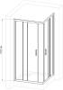 Душевой уголок Royal Bath HPD RB9100 HPD-C-CH 100x90 фото 3
